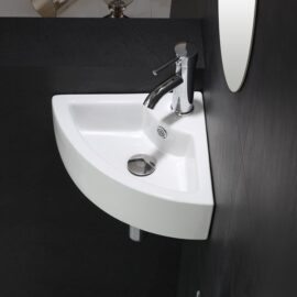 Triangle Corner Wall-Mounted Basin Wholesale For Small Vanity