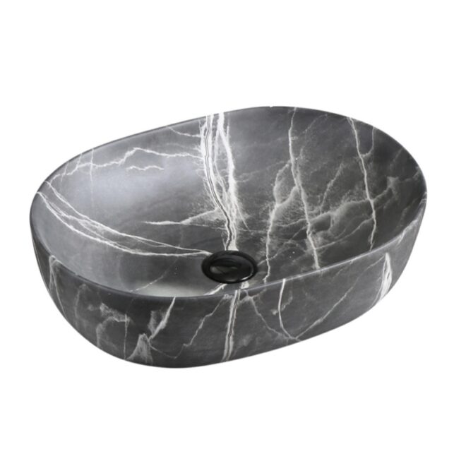 New Color Custom Made Washbasin, Ceramic Artificial Marble Sinks Wholesale-2