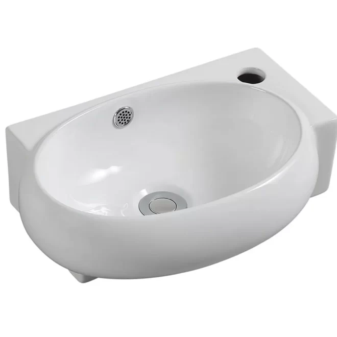 Bathroom Custom Corner Sink, Factory Supply Wall Hung Basins-2