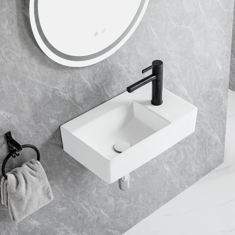 Ceramic Tiny Basin Wholesale, Small Bathroom Sink Solutions-3