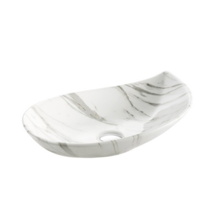 Modern Custom Sink Bowls, Leaf Shape Art Basin Wholesale-2